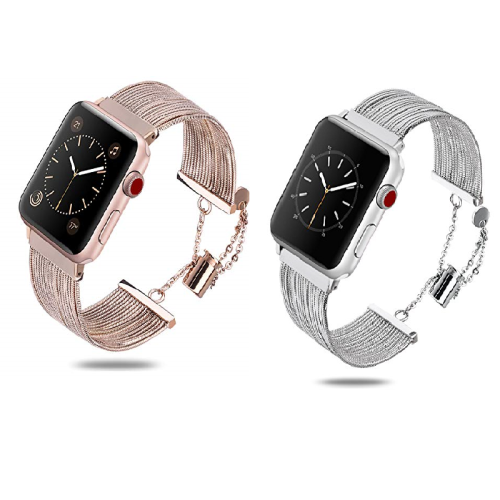 Dressy Bracelet Metal Fashion Band for Apple Watch - 42/44/45mm - Rose Gold