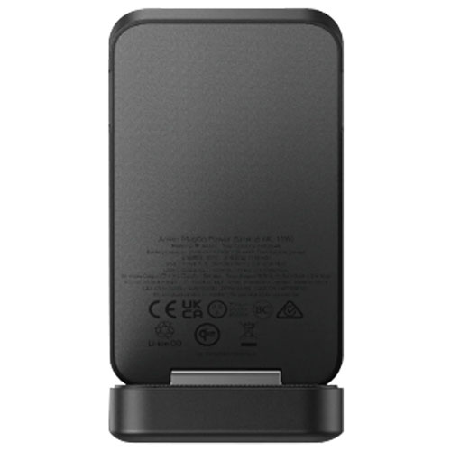 Anker Qi2 MagGo 6600 mAh USB-C Folding Power Bank - Black