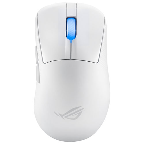 Souris de jeu optique sans fil de 42 000 ppp ROG Keris II WL Ace d'ASUS - Blanc