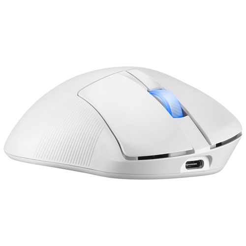 Souris de jeu optique sans fil de 42 000 ppp ROG Keris II WL Ace d'ASUS - Blanc