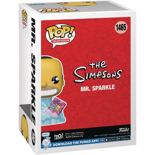 Pop Television The Simpsons 3.75 Inch Action Figure Exclusive - Mr. Sparkle #1465
