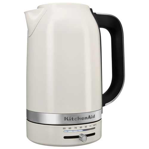 KitchenAid Programmable Electric Kettle - 1.7L - Porcelain White