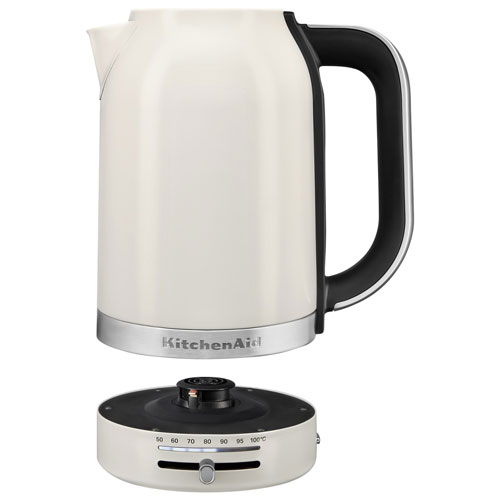 KitchenAid Programmable Electric Kettle - 1.7L - Porcelain White