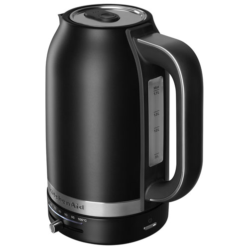 KitchenAid Programmable Electric Kettle - 1.7L - Matte Black