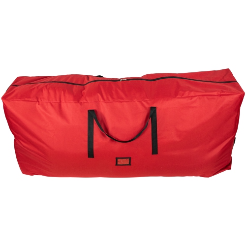65" Red and Black Artificial Christmas Tree Storage Bag