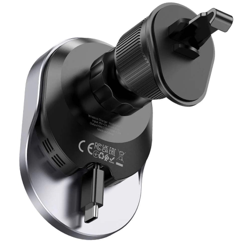 15W Magnetic Magsafe Wireless Charger Car Cell Phone Holder Air Vent Outlet Mount for iPhone Samsung Smartphones