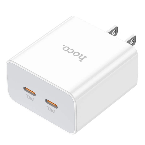 PD 35W QC3.0 Dual USB-C Ports Wall Charger Power Adapter