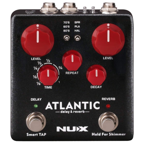 NUX  - Multi Delay And Reverb Effect Pedal With Inside Routing And Secondary Reverb Effects