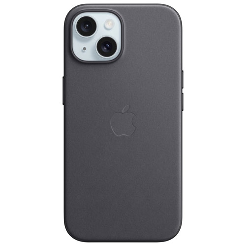 APPLE  - Finewoven Fitted Hard Shell Case With Magsafe for Iphone 15 - In Black