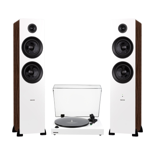 Tourne-disque RT81+ de Fluance et haut-parleurs colonne Ai81 : Harmonie sonore supérieure pour les amateurs de musique analogique