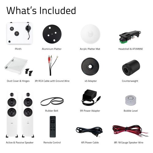 Tourne-disque RT81+ de Fluance et haut-parleurs colonne Ai81 : Harmonie sonore supérieure pour les amateurs de musique analogique