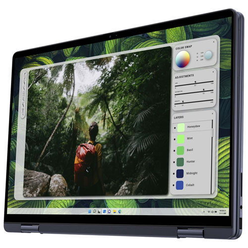 Portable à écran tactile de 16 po Inspiron de Dell - Platine