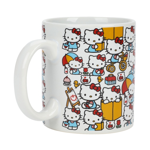 Hello Kitty All Over Pattern 16oz Ceramic Mug