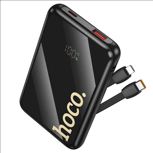 Chargeur de batterie externe portatif de 10000&nbsp;mAh avec câbles Lightning USB-C pour tablettes iPad de iPhone