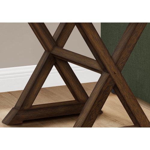 Monarch Specialties I 3988 - Accent Table, End, Side Table, Square, Nightstand, Bedroom, Lamp, Brown Veneer, Transitional