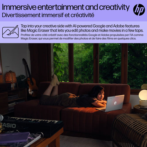 Chromebook Plus x360 14 po de HP avec Gemini Advanced pendant 1 an