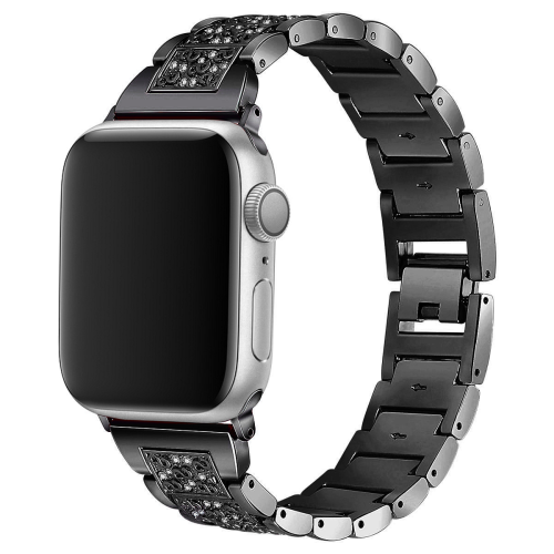 WFG Dressy S-Block Metal Band for Apple Watch - 42/44/45mm - Silver