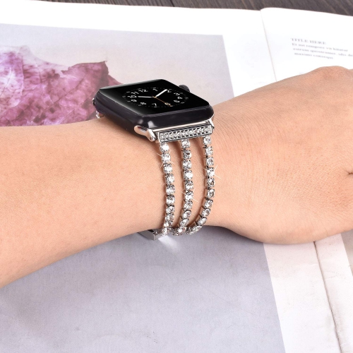 WFG Dressy Bling Band for Apple Watch - 38/40/41mm - Silver