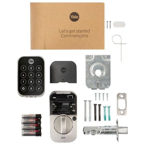 Serrure intelligente Bluetooth Assure Lock 2 Touch avec pavé biométrique de Yale - Nickel