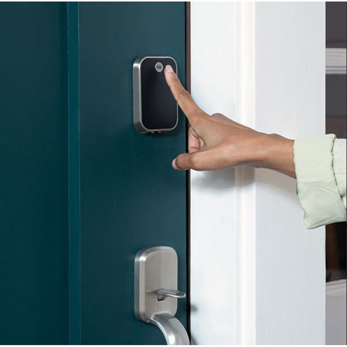 Serrure intelligente Bluetooth Assure Lock 2 Touch avec pavé biométrique de Yale - Nickel