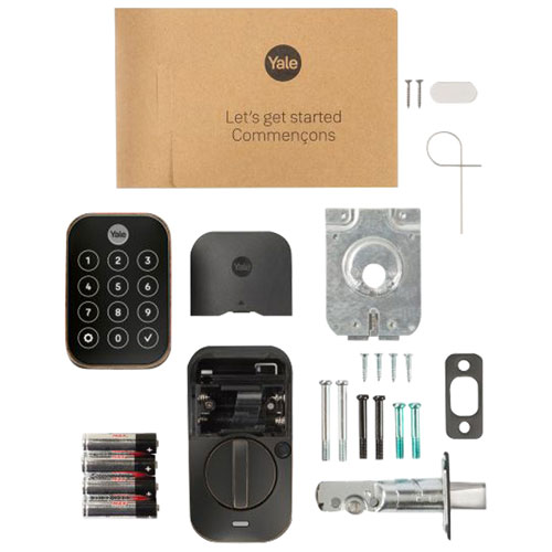 Serrure intelligente Bluetooth Assure Lock 2 Touch avec pavé biométrique de Yale - Bronze