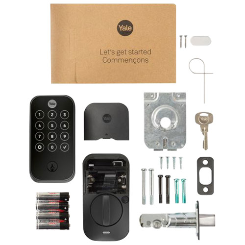 Yale Assure Lock 2 Touch Bluetooth Smart Lock with Key & Biometric Keypad - Black