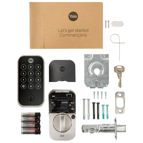 Serrure intelligente Bluetooth Assure Lock 2 Touch avec clé et pavé biométrique de Yale
