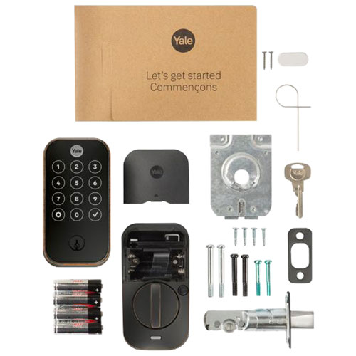 Yale Assure Lock 2 Touch Bluetooth Smart Lock with Key & Biometric Keypad - Bronze