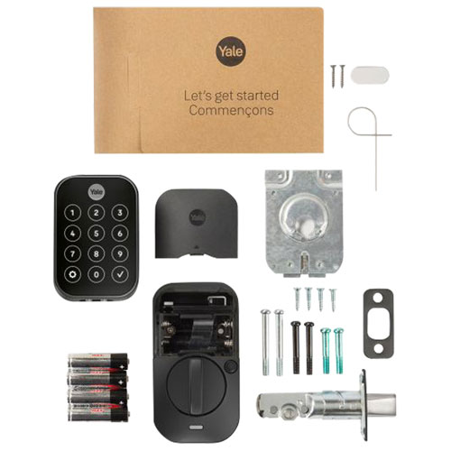 Serrure intelligente Bluetooth Assure Lock 2 Touch avec pavé biométrique de Yale - Noir