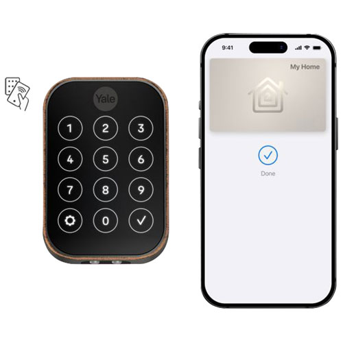 Yale Assure Lock 2 Plus Bluetooth Smart Lock - Bronze