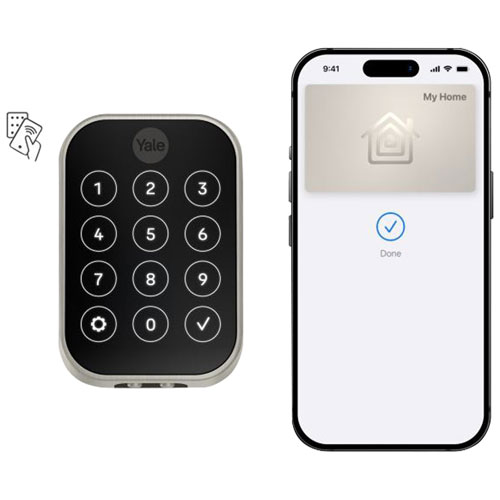 Serrure intelligente Bluetooth Assure Lock 2 Plus de Yale - Nickel