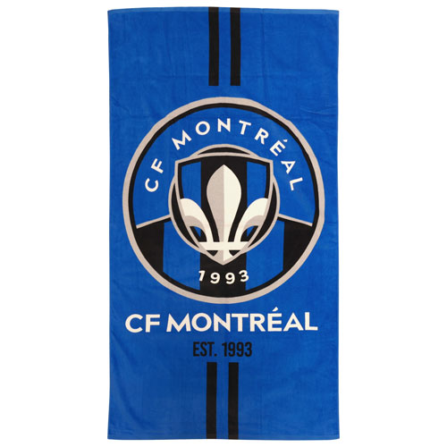 Serviette de plage surdimensionnée de la MLS - 34 x 63 po - CF Montreal