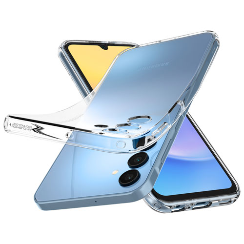 Spigen Crystal Flex Fitted Hard Shell Case for Galaxy A15 5G - Crystal Clear