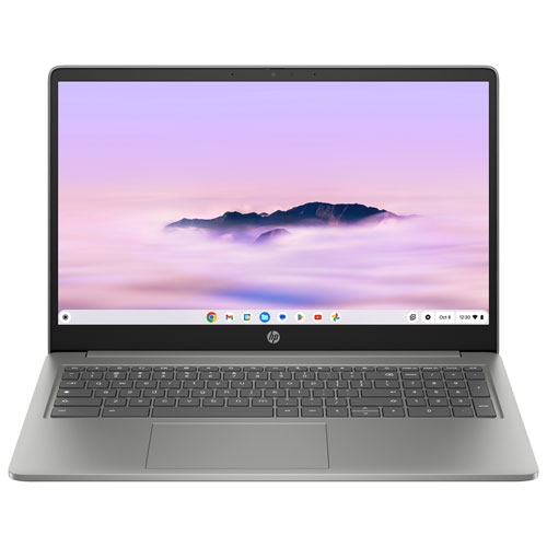 Open Box - HP Chromebook Plus 15" Laptop - Mineral Silver