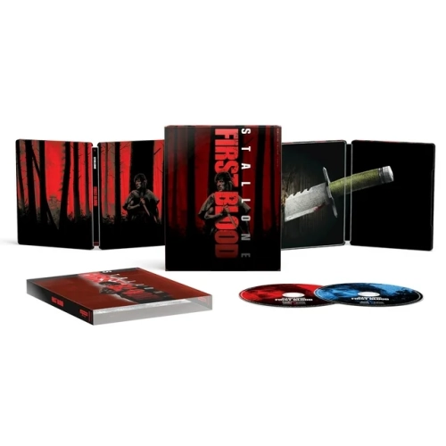LIONSGATE  Rambo First Blood (Steelbook) (4K Ultra HD + Blu-Ray + Digital Copy)