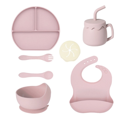 Bebcare Aloha Silicone Unbreakable Baby Feeding Set, 8-Pieces