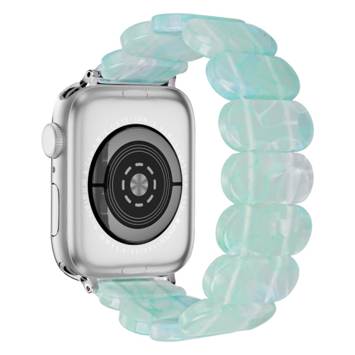 WFG Resin Band for Apple Watch Oval Version-Tortoise Shell Design - 38/40/41mm - Ivory Tortoise