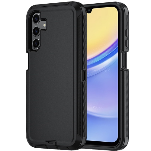 XCRS – Étui robuste triple couche Defender avec protection antichoc pour Galaxy A15 5G 6,5 po de Samsung