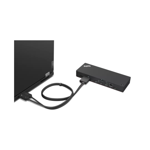 Lenovo Commercial Thunderbolt 4 Workstation Dock - Black, Red
