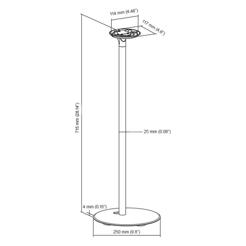 Sonora Floor Stand for Sonos Era 100 Speaker