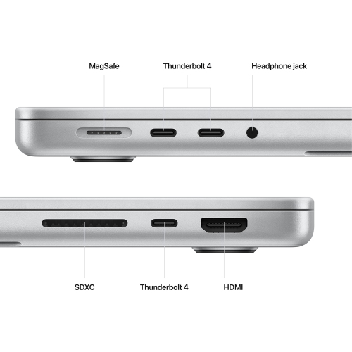 Apple 2023 MacBook Pro Laptop M2 Max chip with 12‑core CPU and 30‑core GPU: 14.2-inch, 32GB Unified Memory, 1TB SSD, Silver by APPLE - Refurbished condition - Image 4