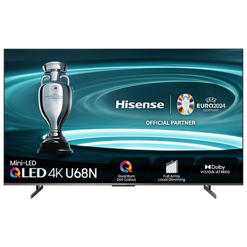 Hisense 85" 4K UHD HDR Mini LED QLED Smart Google TV - 2024