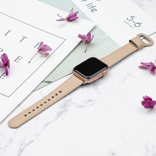 WFG Leather Band for Apple Watch -38/40/41mm -Apricot