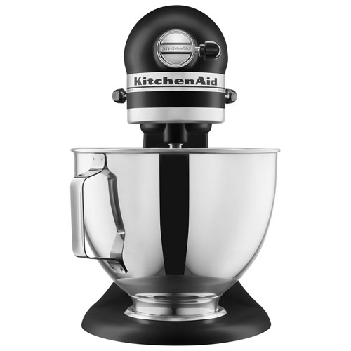 Batteur sur socle à tête inclinable de luxe de KitchenAid - 4,5 pte - 300 W - Noir mat - Exclusivité de Best Buy