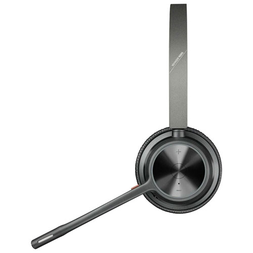 Casque d'écoute 100 % sans fil à suppression du bruit Poly Voyager 4320 de HP - Noir