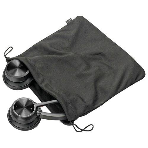 Casque d'écoute 100 % sans fil à suppression du bruit Poly Voyager 4320 de HP - Noir