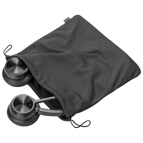 Casque d'écoute 100 % sans fil à suppression du bruit Poly Voyager 4320 de HP - Noir