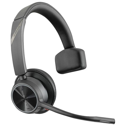 HP Poly Voyager 4310 On-Ear Noise Cancelling Bluetooth Headset - Black