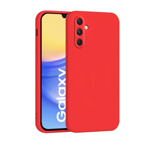 PANDACO Soft Shell Matte Red Case for Samsung Galaxy A15