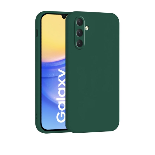 PANDACO Soft Shell Matte Forest Green Case for Samsung Galaxy A15